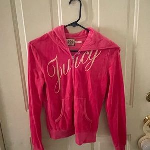 Juicy couture hot pink hoodie